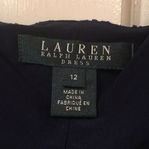 Ralph Lauren Dresses - Ralph Lauren navy blue lace/sequin dress Ralph Lauren Dresses - Ralph Lauren navy blue lace/sequin dress